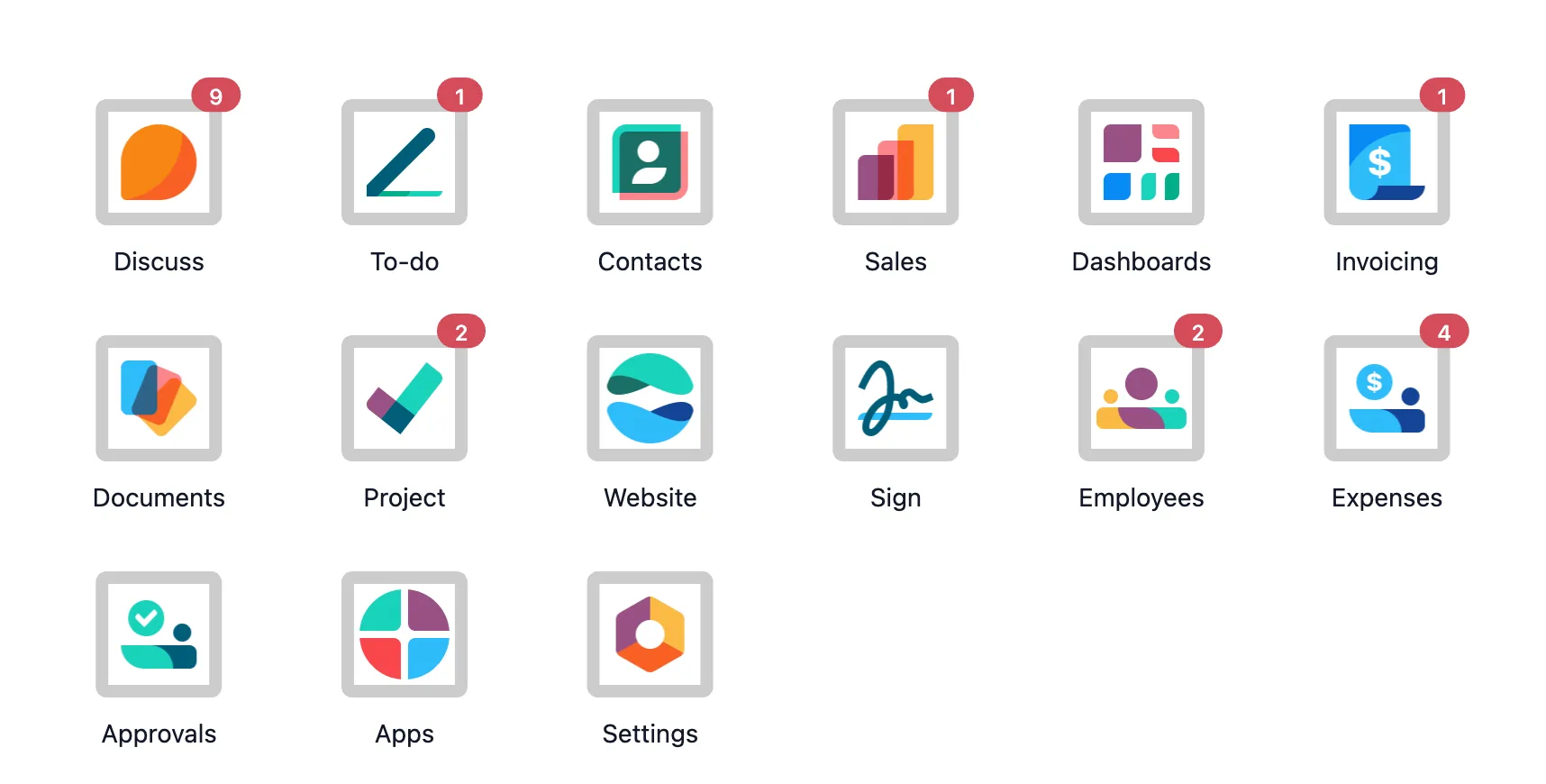 App Menu Badges: Unread Messages & Activities